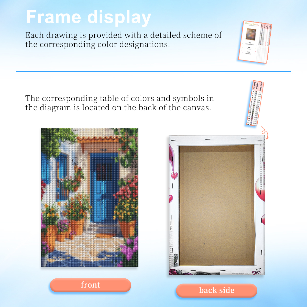 RUOPOTY The Blue Door Diamond  - Art Craft Ideas With Paper ulasan dan harga