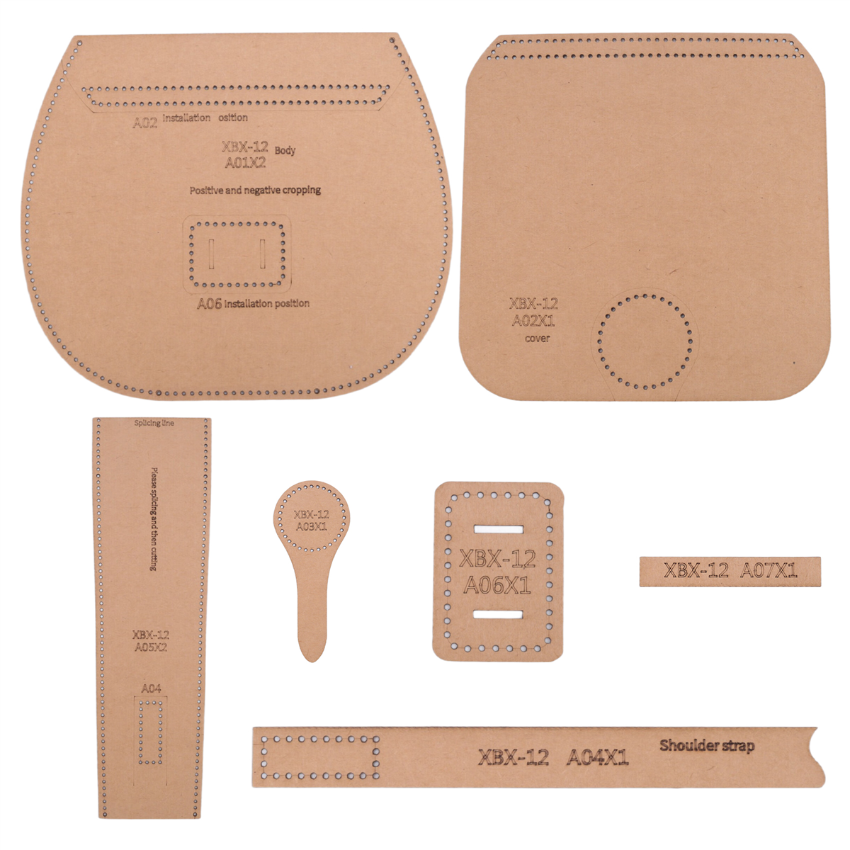 A06K DIY Leather Tool Kit Kraf - Leather Tooling Kit ulasan dan harga