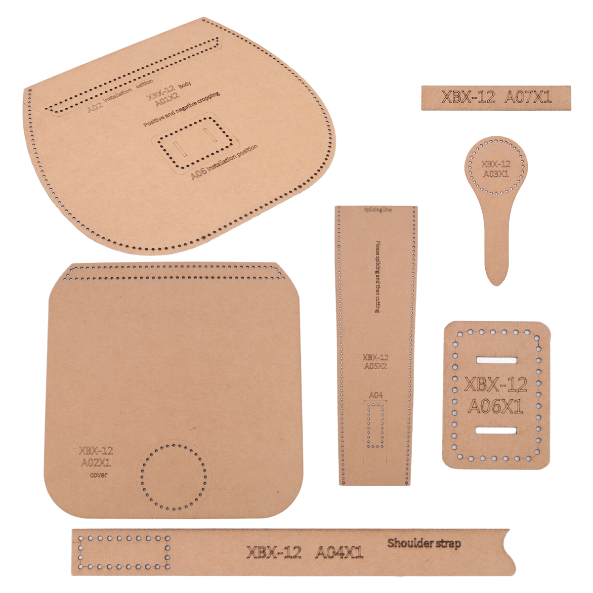 A06K DIY Leather Tool Kit Kraf - Leather Tooling Kit ulasan dan harga
