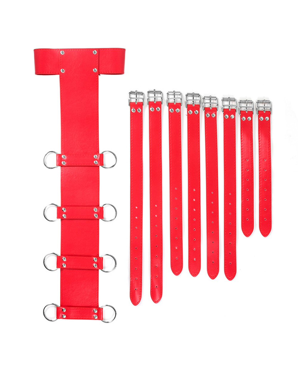 Bed Restraint Set Couple Sex T - Leather Tooling Kit ulasan dan harga