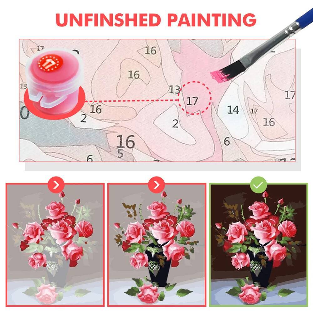 1pc frameless 20x30cm Paint By - Art And Craft Autumn ulasan dan harga