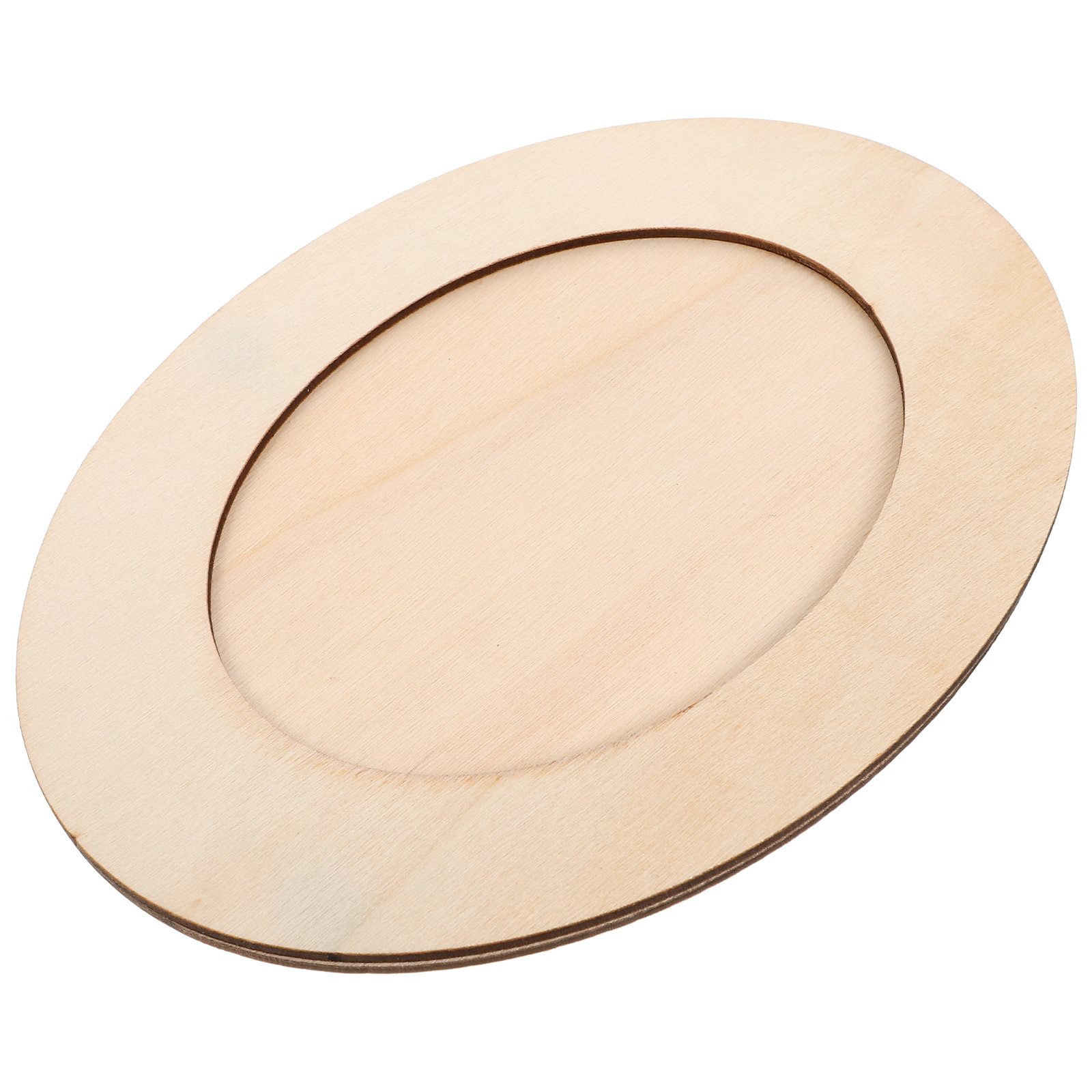 Unfinished Oval Wooden Picture - Art Craft Activities For Preschoolers ulasan dan harga