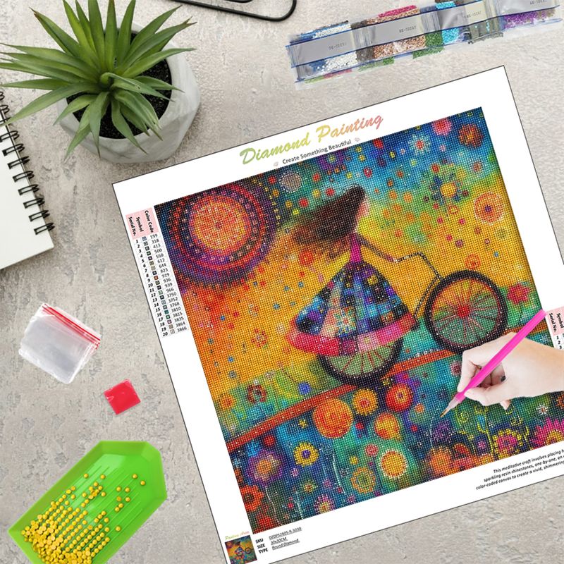 RUOPOTY Diamond Painting Livin - Art Craft Ideas With Paper ulasan dan harga