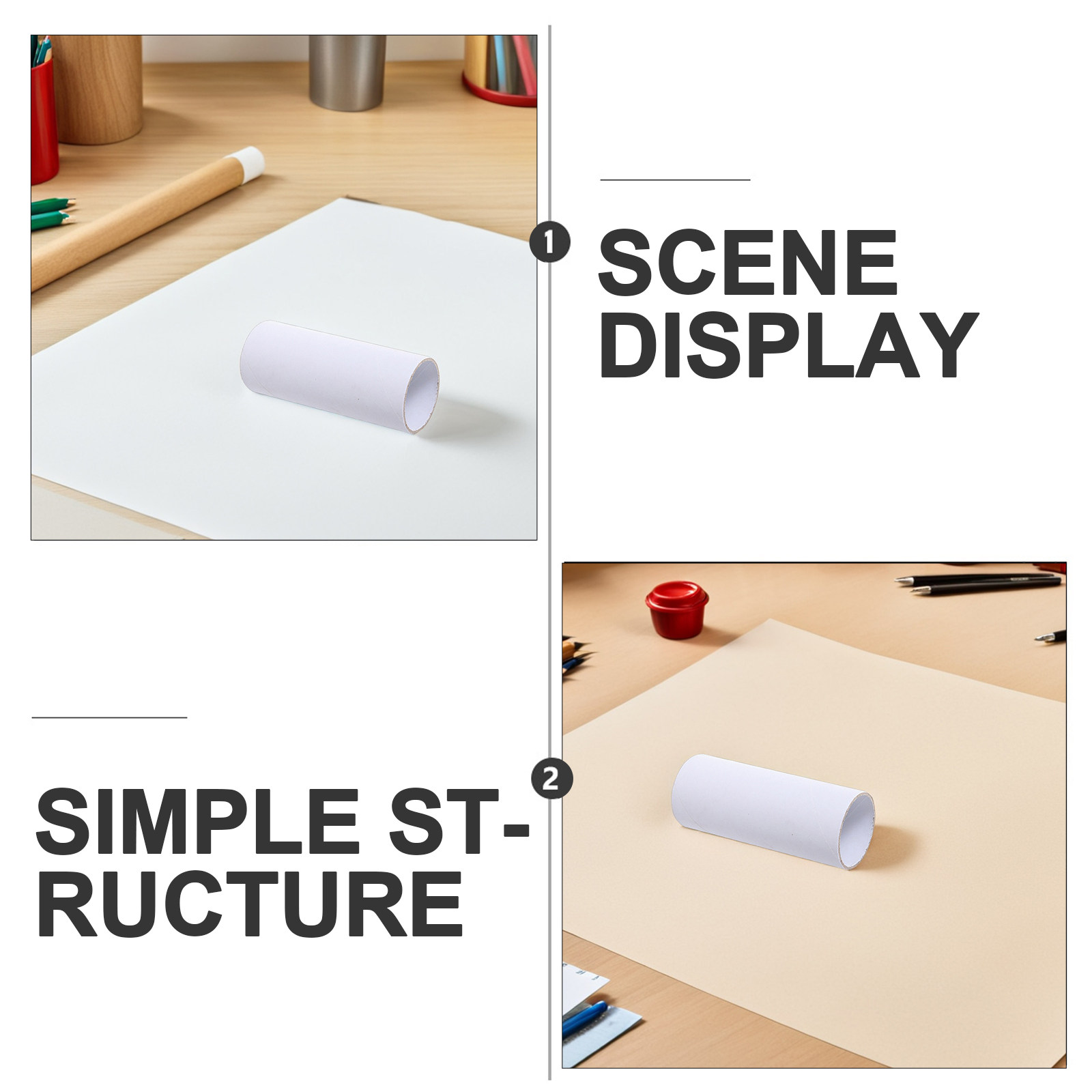 10Pcs Cardboard Tubes Kraft Ma - Artwork Craft ulasan dan harga