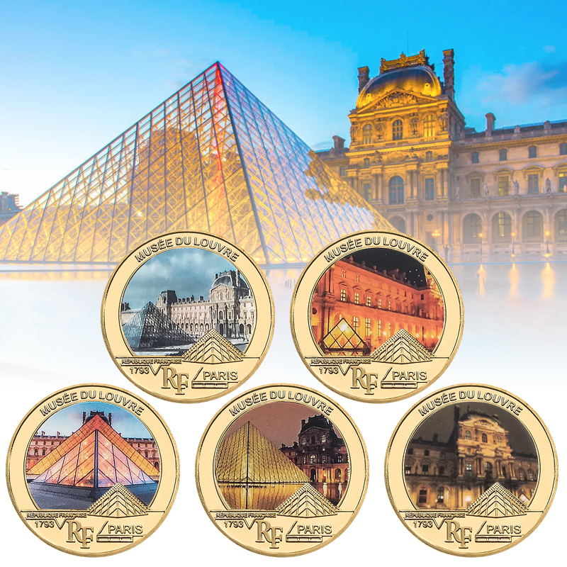 Louvre Museum Gold Foil Commem - Art Craft Museum ulasan dan harga