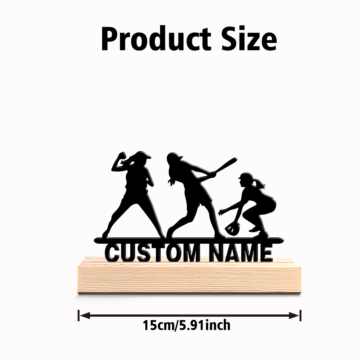 1pc Abstract baseball girl Cus - Art Crafting ulasan dan harga