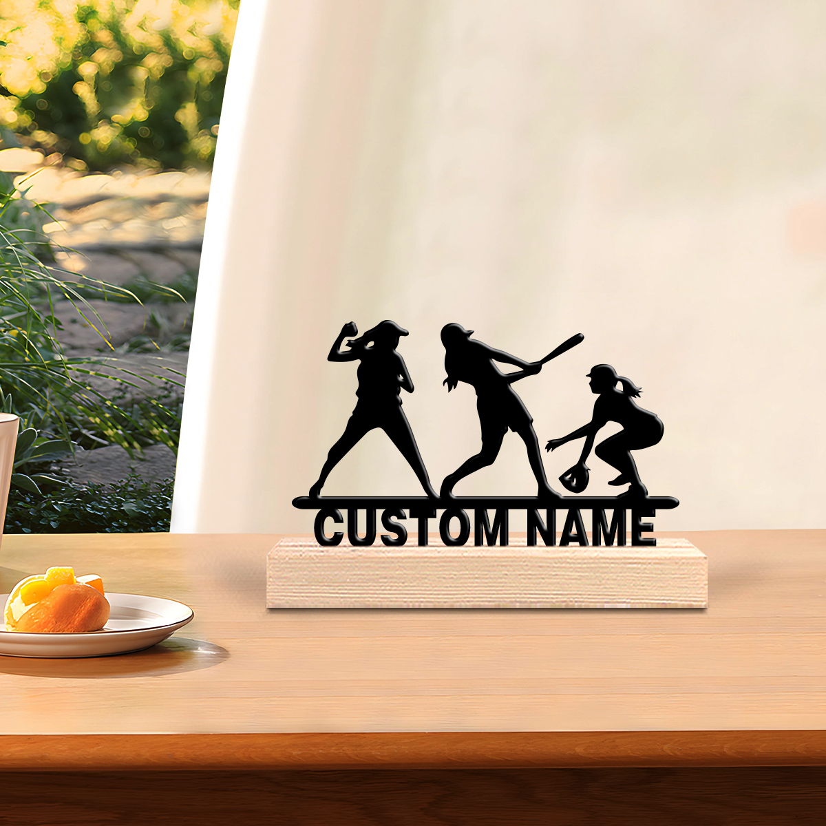 1pc Abstract baseball girl Cus - Art Crafting ulasan dan harga