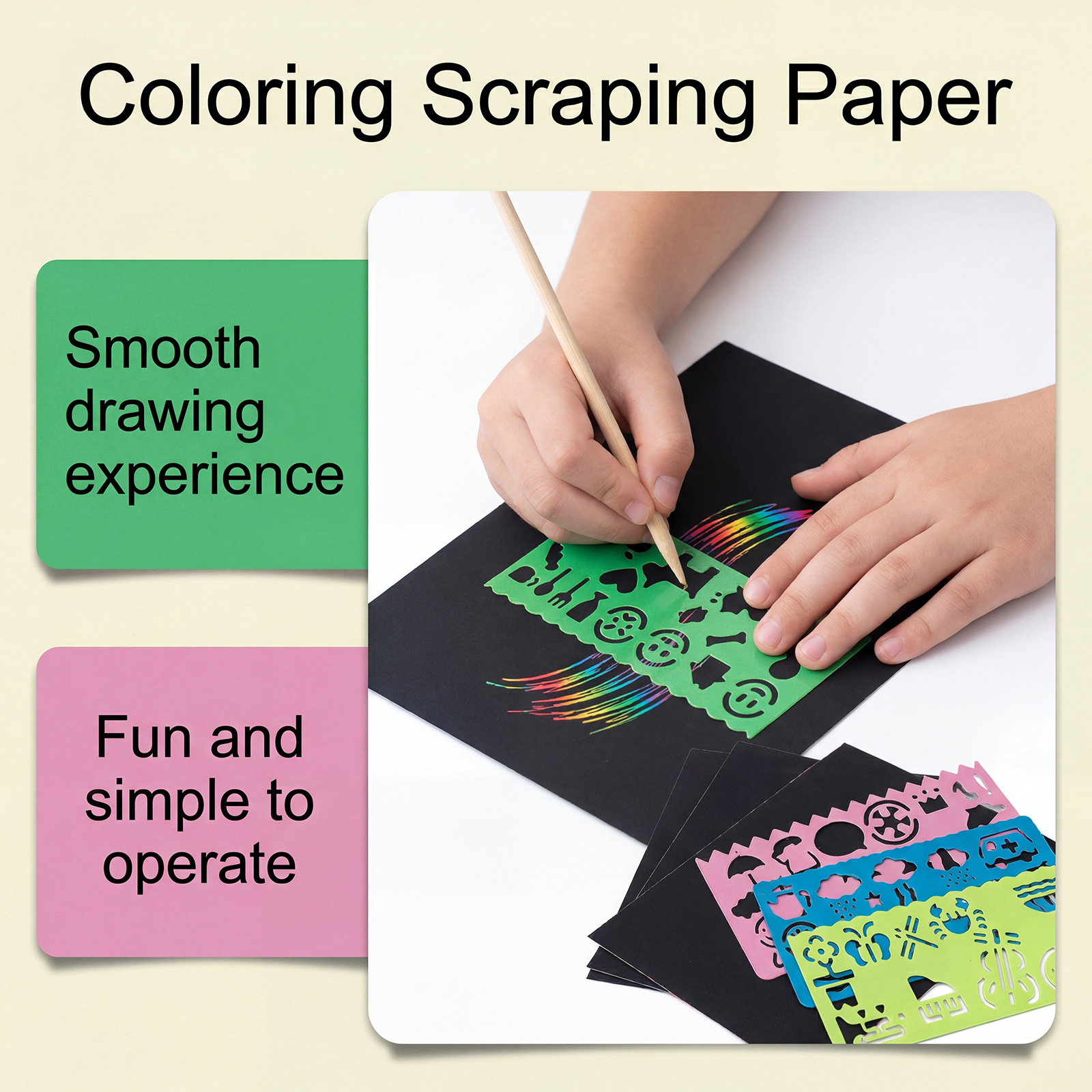 Color Coated Paper, Clear & Ea - Art Craft Easy ulasan dan harga