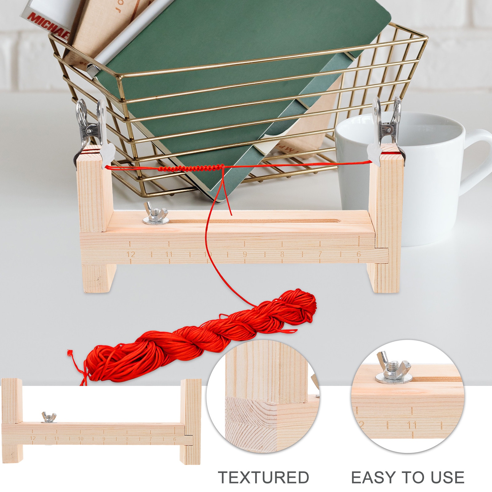 1Set Weaving Tool Bracelet Mak - Leather Tooling Kit ulasan dan harga