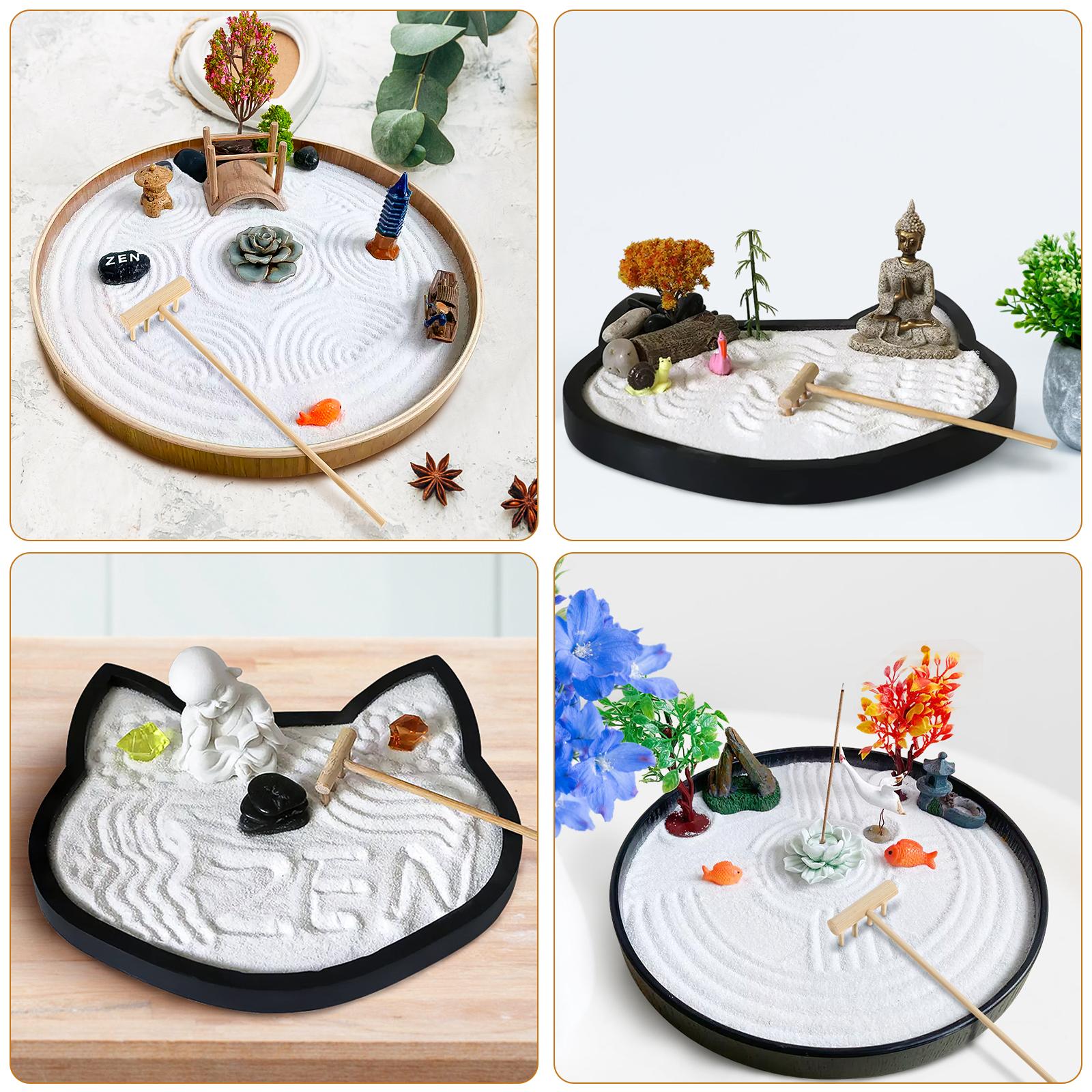 8Pcs Mini Zen Rake Tools Medit - Leather Tooling Kit ulasan dan harga