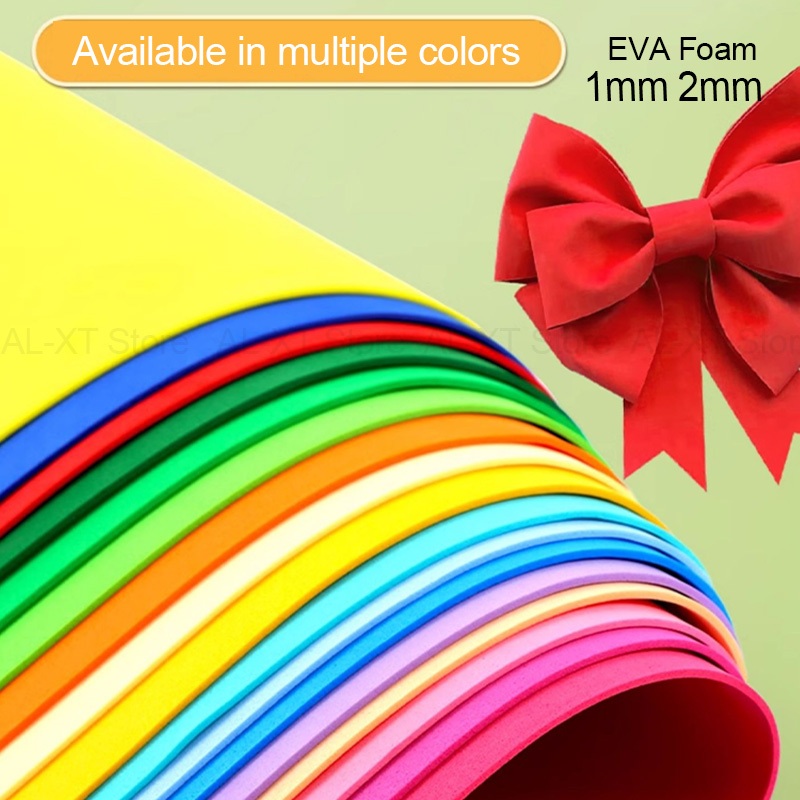 5/10Pcs 1mm 2mm A4 Sponge EVA  - Art Craft 2 Year Olds ulasan dan harga