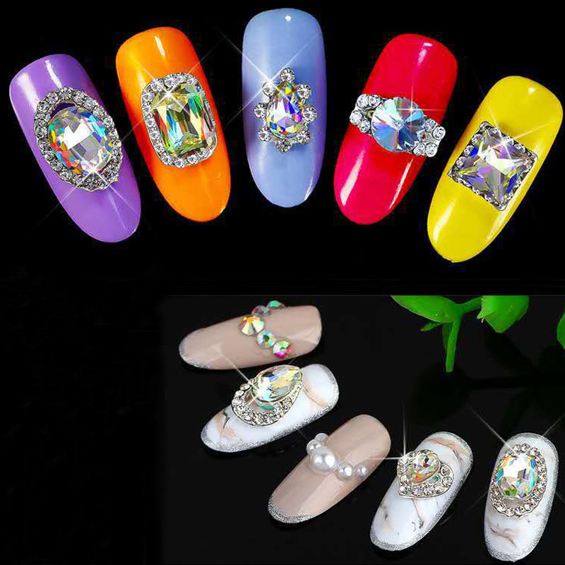 10pcs 3D Crystal AB Color Rhin - Craft And Art Difference ulasan dan harga