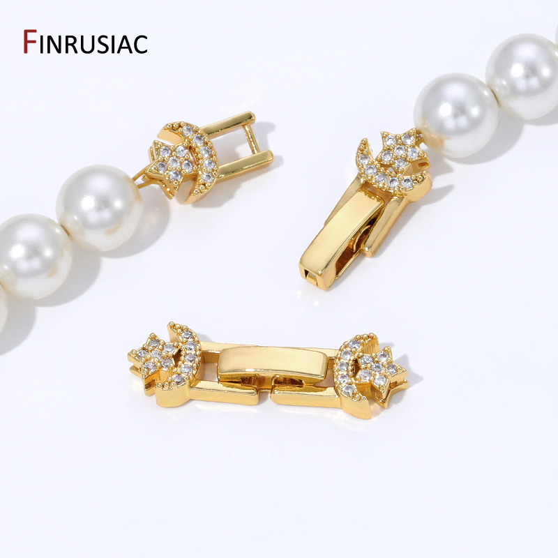 18K Gold Plated Brass Pearl Cl - Art Craft Ideas ulasan dan harga