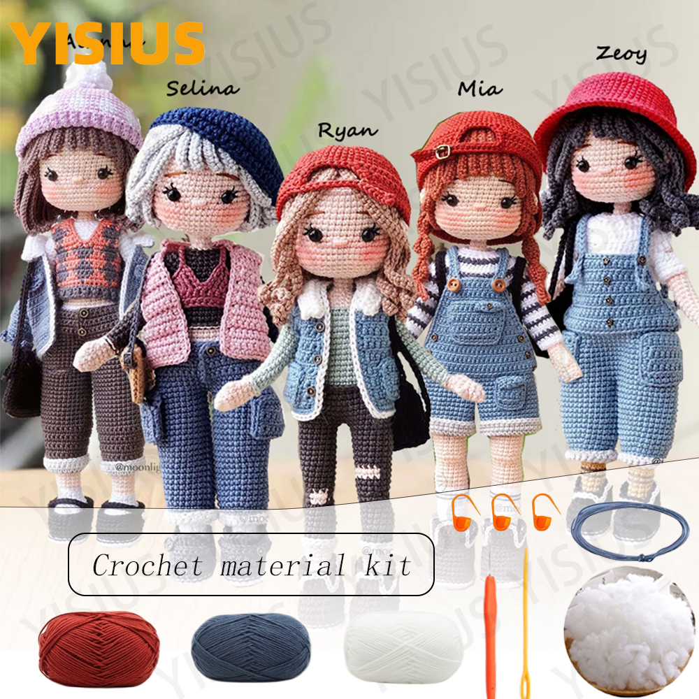 Crochet Girls Amigurumi Croche - Art Craft Yarn ulasan dan harga