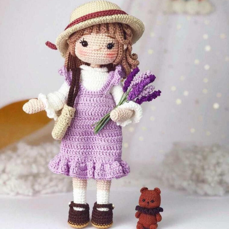 Crochet Girls Amigurumi Croche - Art Craft Yarn ulasan dan harga