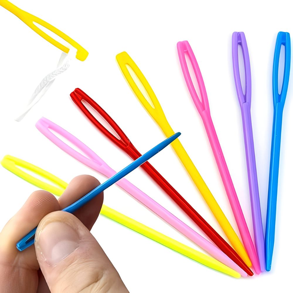 50/150pcs 7cm Random Blunt Tip - Art Craft Yarn ulasan dan harga