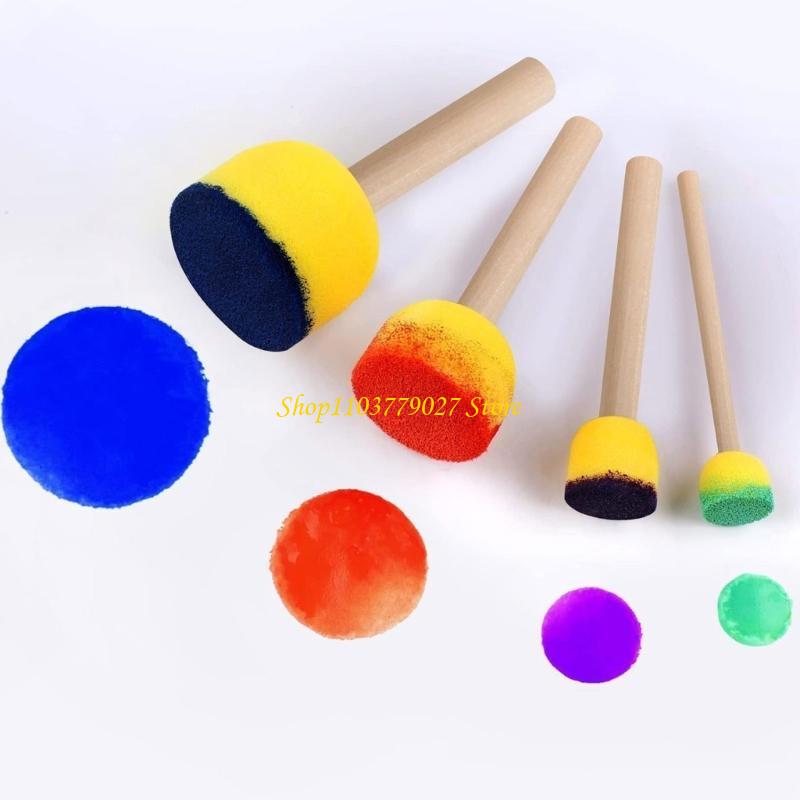 C4DF Paint Sponges Round Spong - Art Craft Description ulasan dan harga