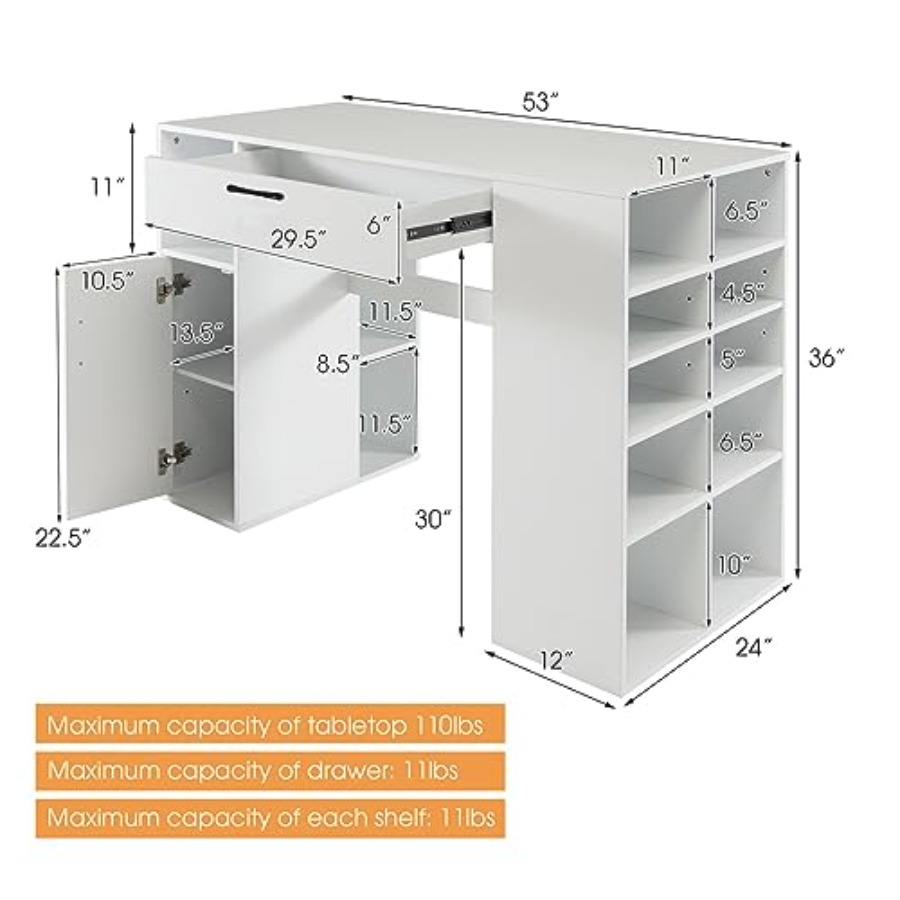 Craft Table with Storage Artwo - Artwork Craft ulasan dan harga
