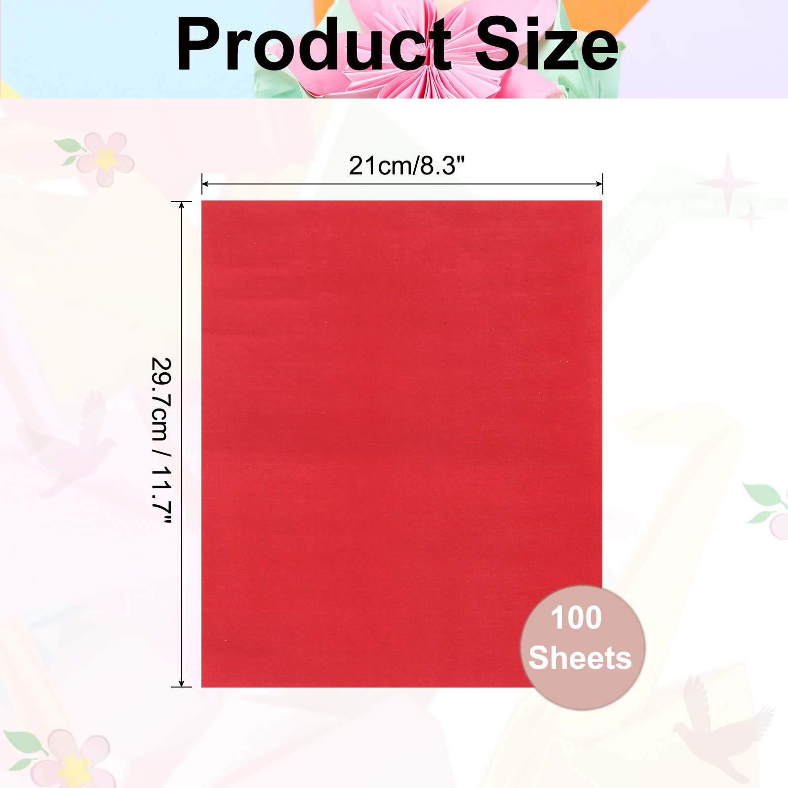 100 Sheet Large Origami Paper  - Art Craft Easy ulasan dan harga