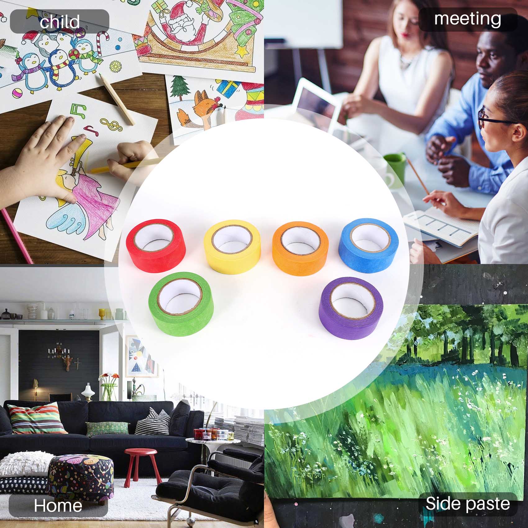 AA73 Colored Masking Tape,Colo - Craft And Art Difference ulasan dan harga