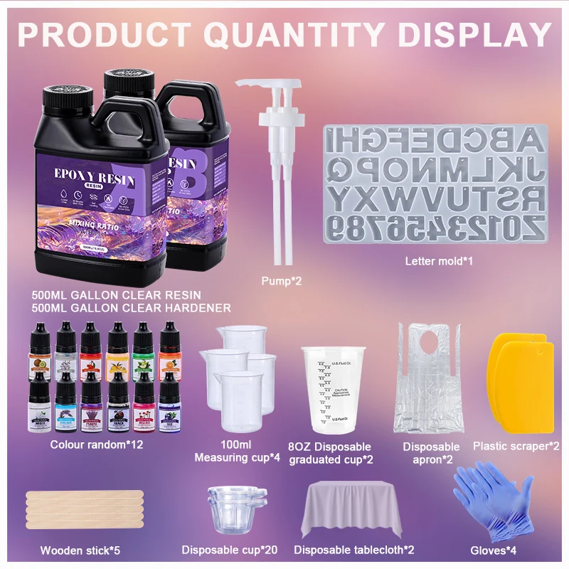 Epoxy Resin Kit Crystal Clear  - Art Craft Easy ulasan dan harga