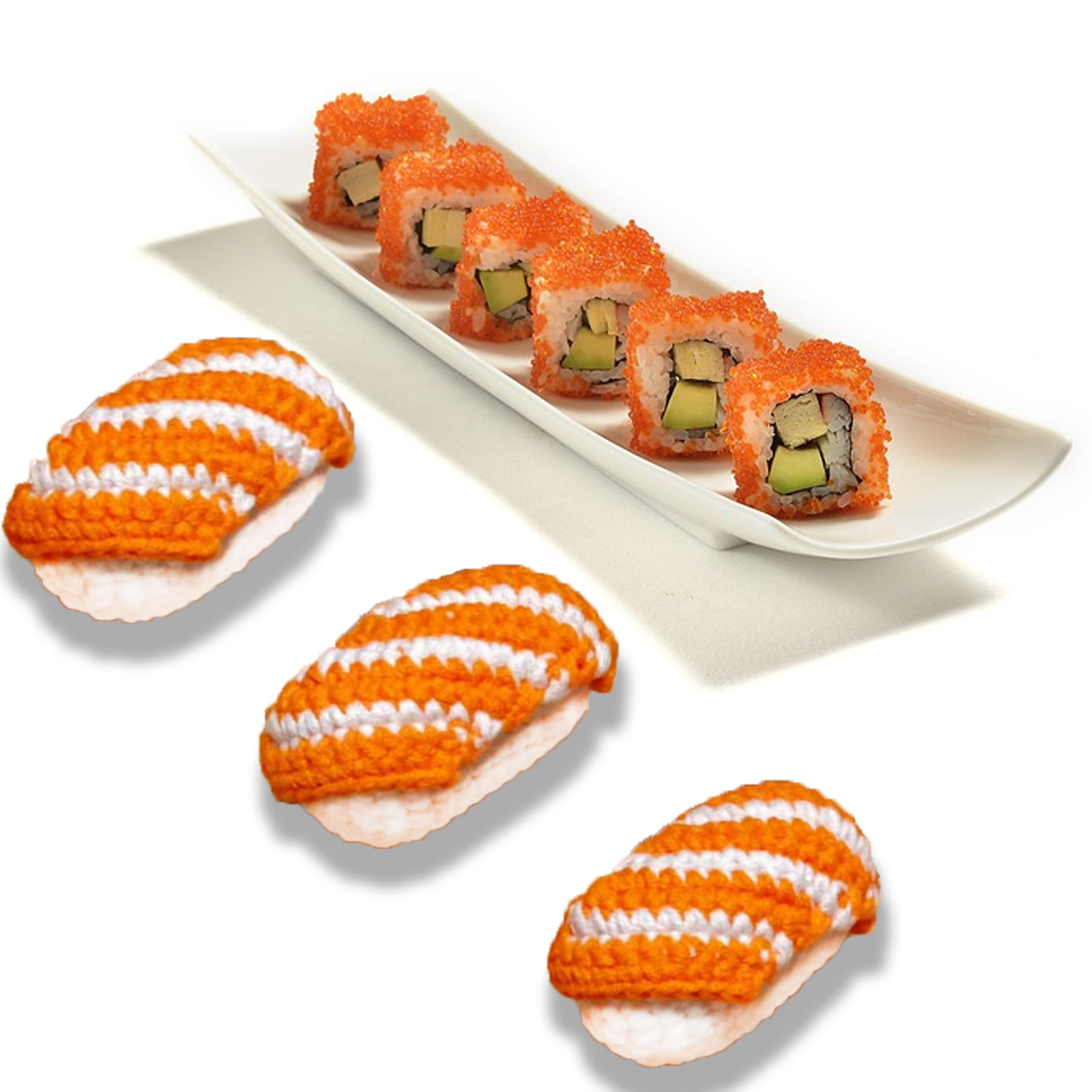 YAMAXIN 2PC Sushi-Themed Croch - Art Craft Yarn ulasan dan harga