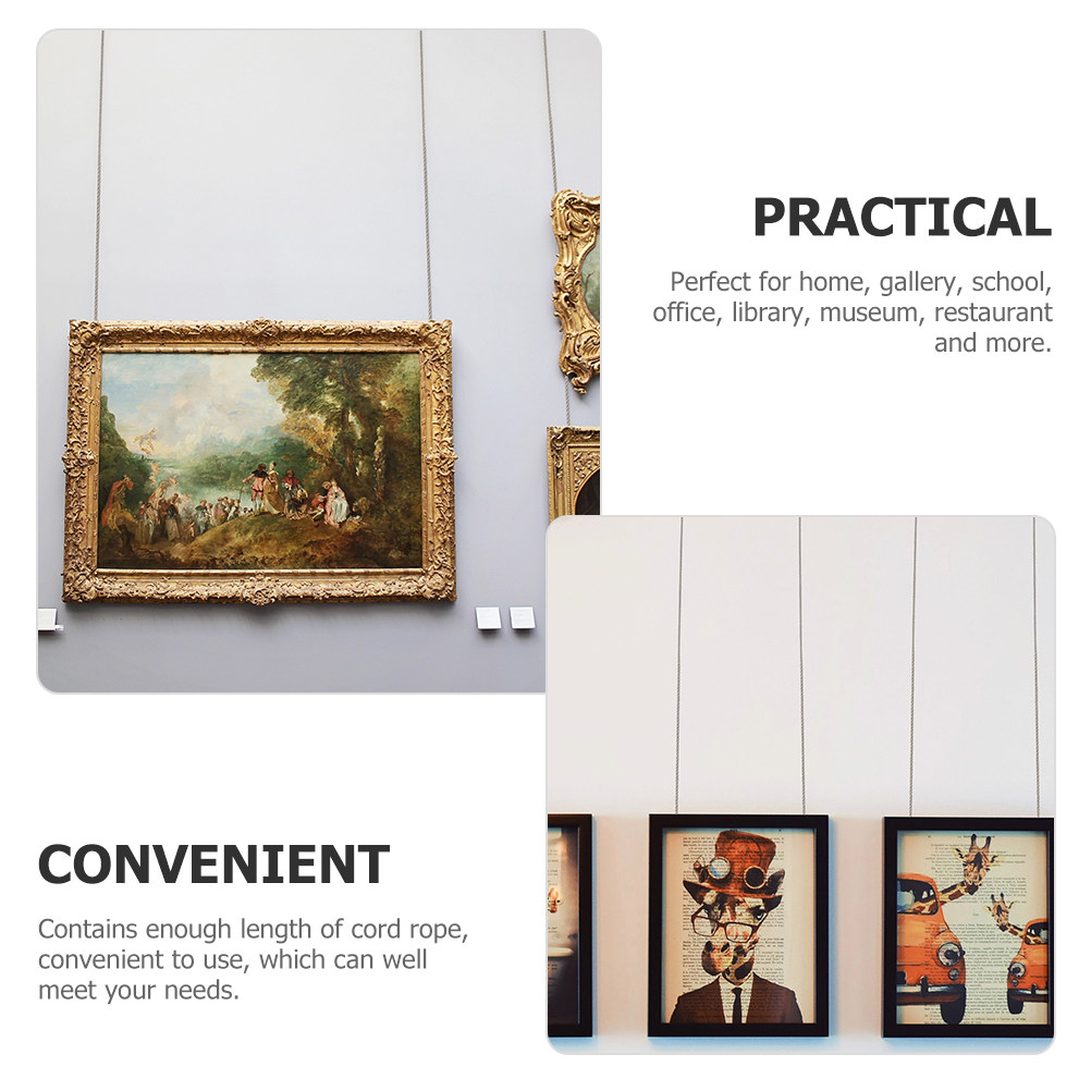4Sets Frame Hanging Rope Heavy - Art Craft Museum ulasan dan harga