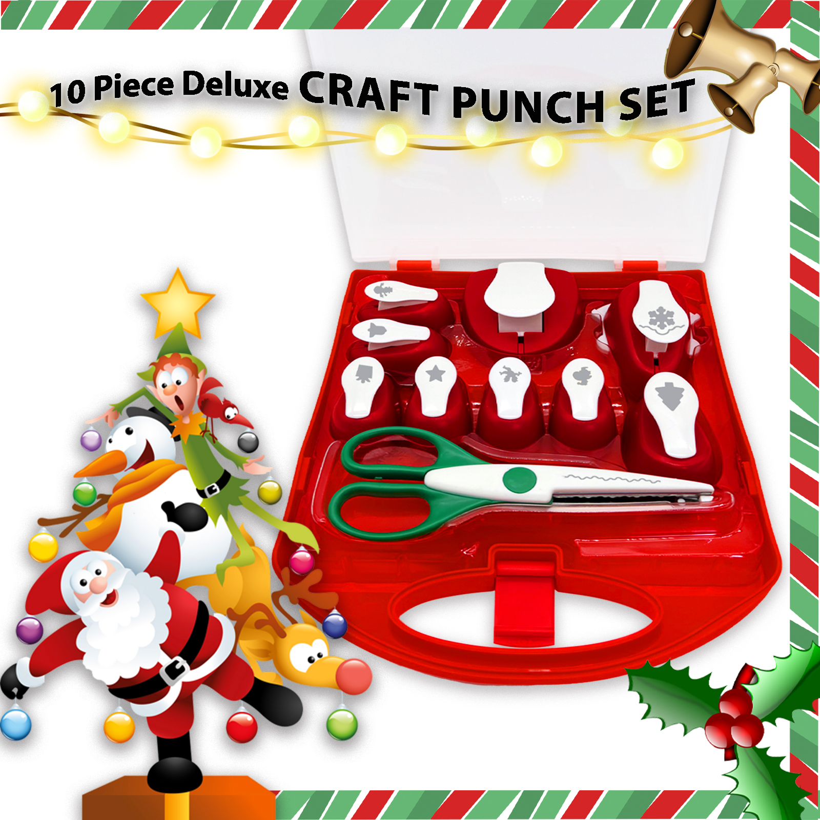 Deluxe Christmas Pattern Punch - Craft And Art Difference ulasan dan harga