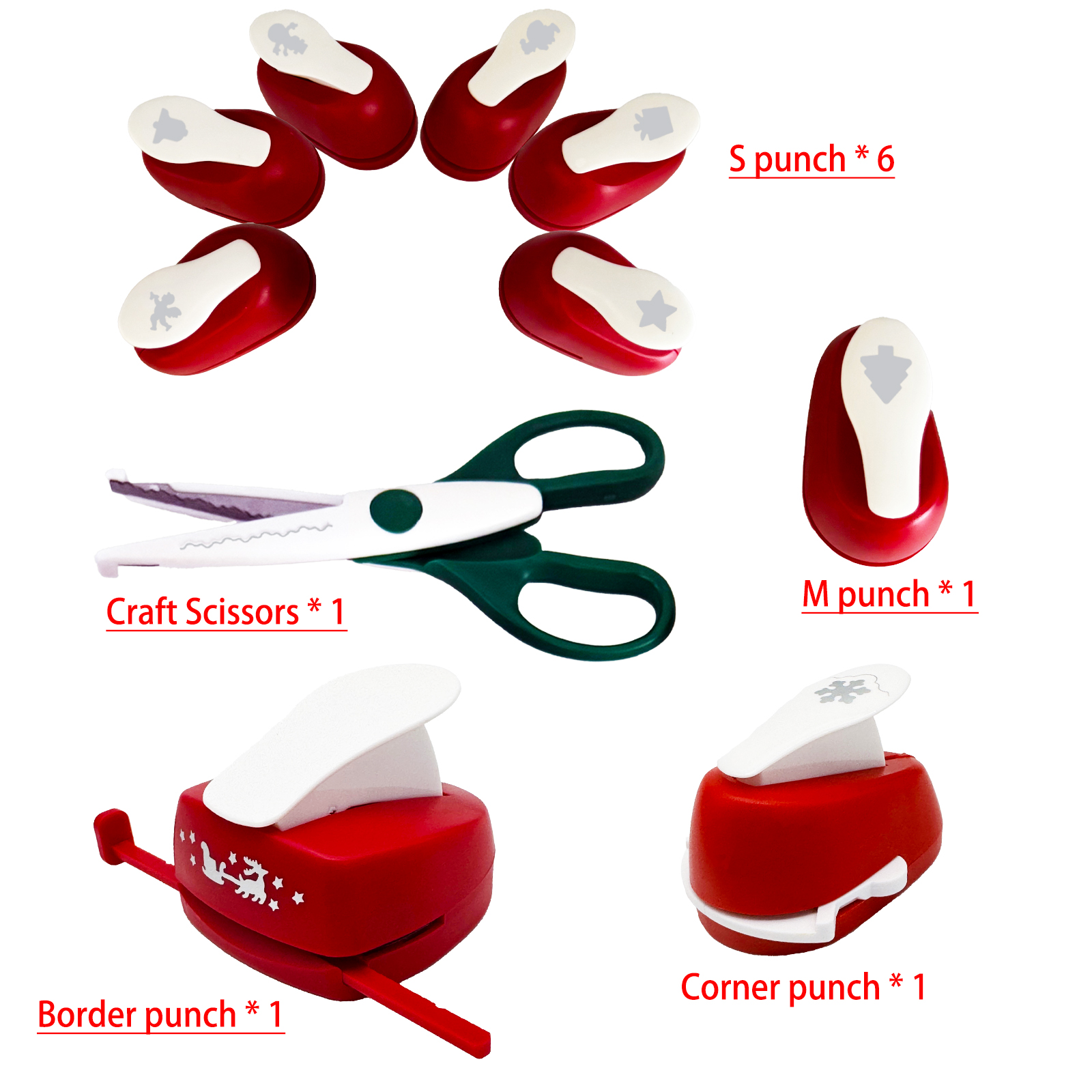 Deluxe Christmas Pattern Punch - Craft And Art Difference ulasan dan harga