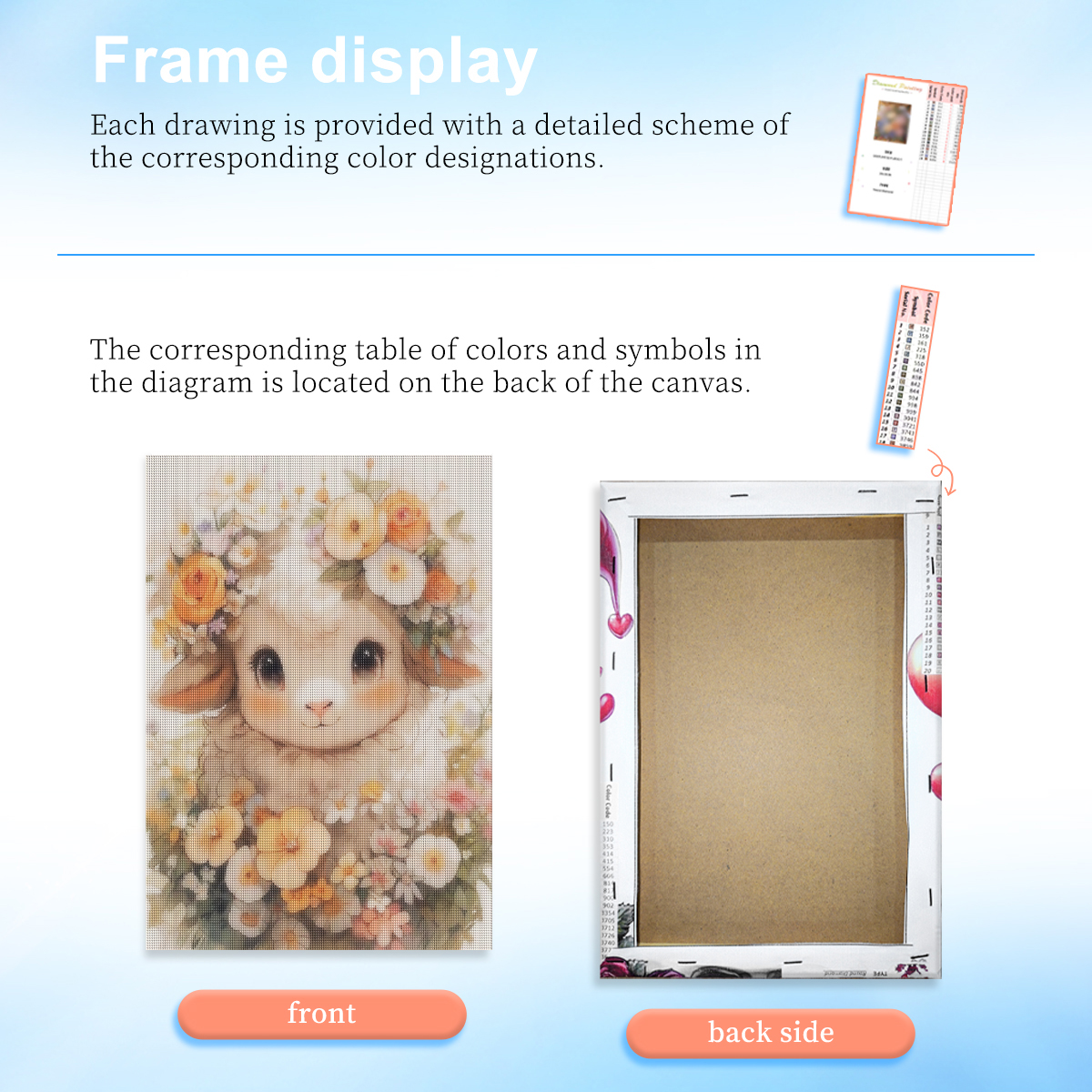 RUOPOTY Flower Wreath Lamb 5d  - Art Craft Ideas With Paper ulasan dan harga