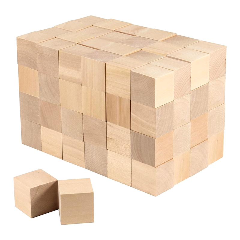 24pcs 4cm Wooden Blocks for Cr - Art Craft 2 Year Olds ulasan dan harga
