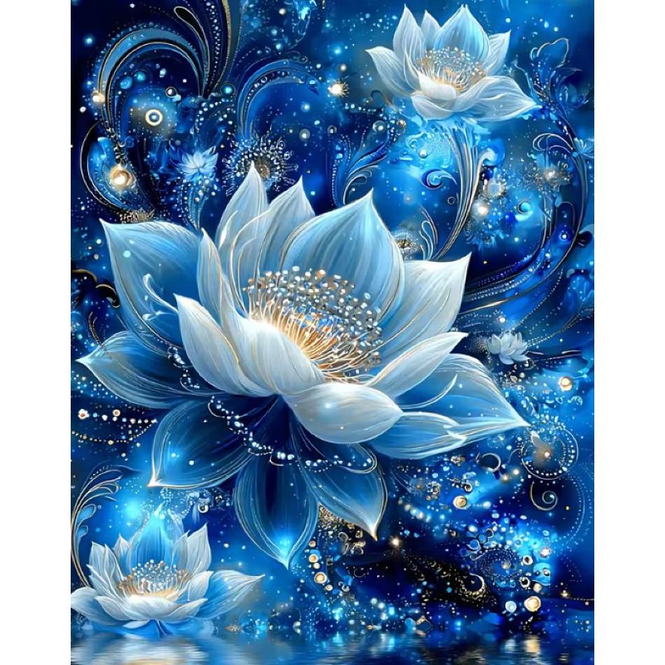 RUOPOTY Blue Lotus Diamond Pai - Art Craft Ideas With Paper ulasan dan harga