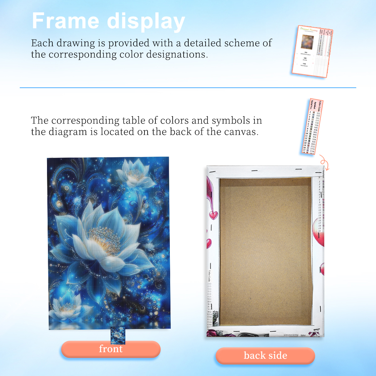 RUOPOTY Blue Lotus Diamond Pai - Art Craft Ideas With Paper ulasan dan harga