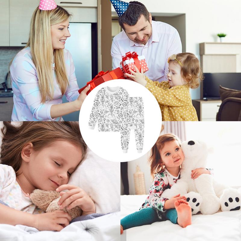 Pajama Coloring For Kids Sketc - Art And Craft Autumn ulasan dan harga