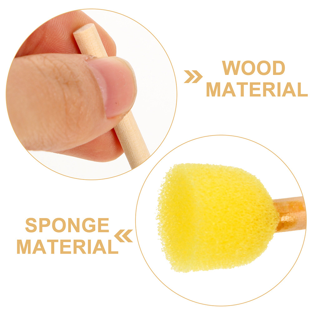 10Pcs Painting Sponge Pens Rou - Art Craft Easy ulasan dan harga