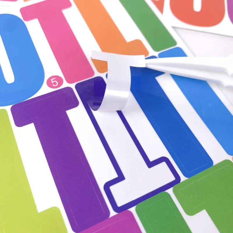 318pcs  Large Letter Stickers  - Art Craft 2 Year Olds ulasan dan harga