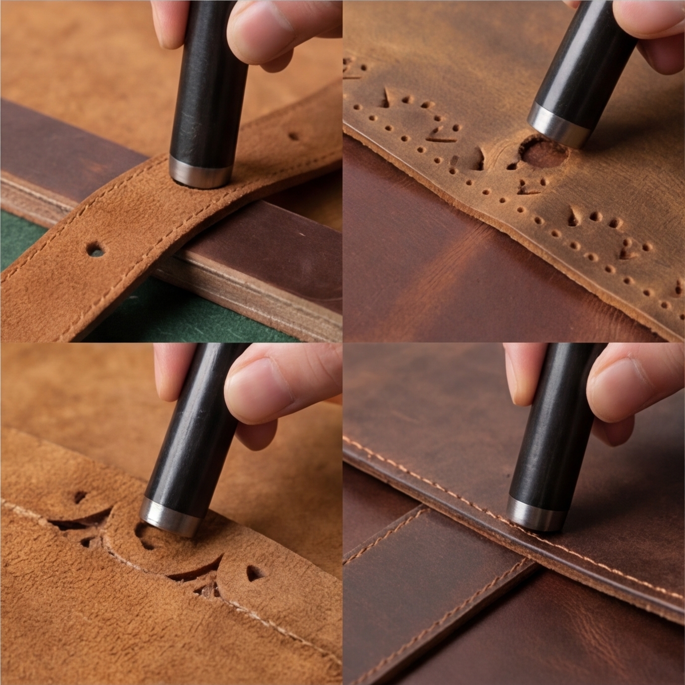 A49 DIY Leatherworking round C - Leather Tooling Kit ulasan dan harga