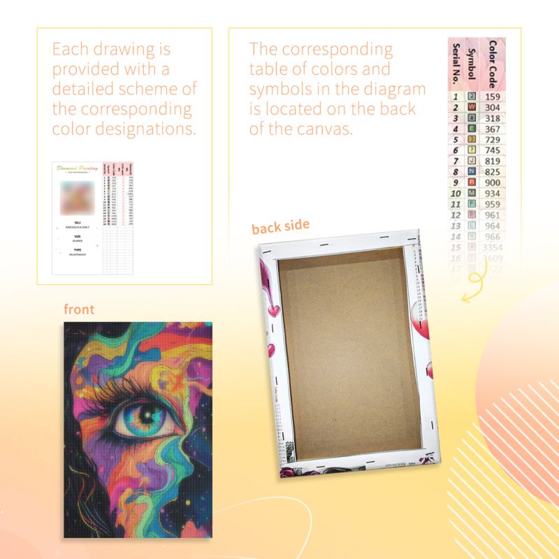 PhotoCustom Framed Colorful Bi - Art Craft Ideas With Paper ulasan dan harga