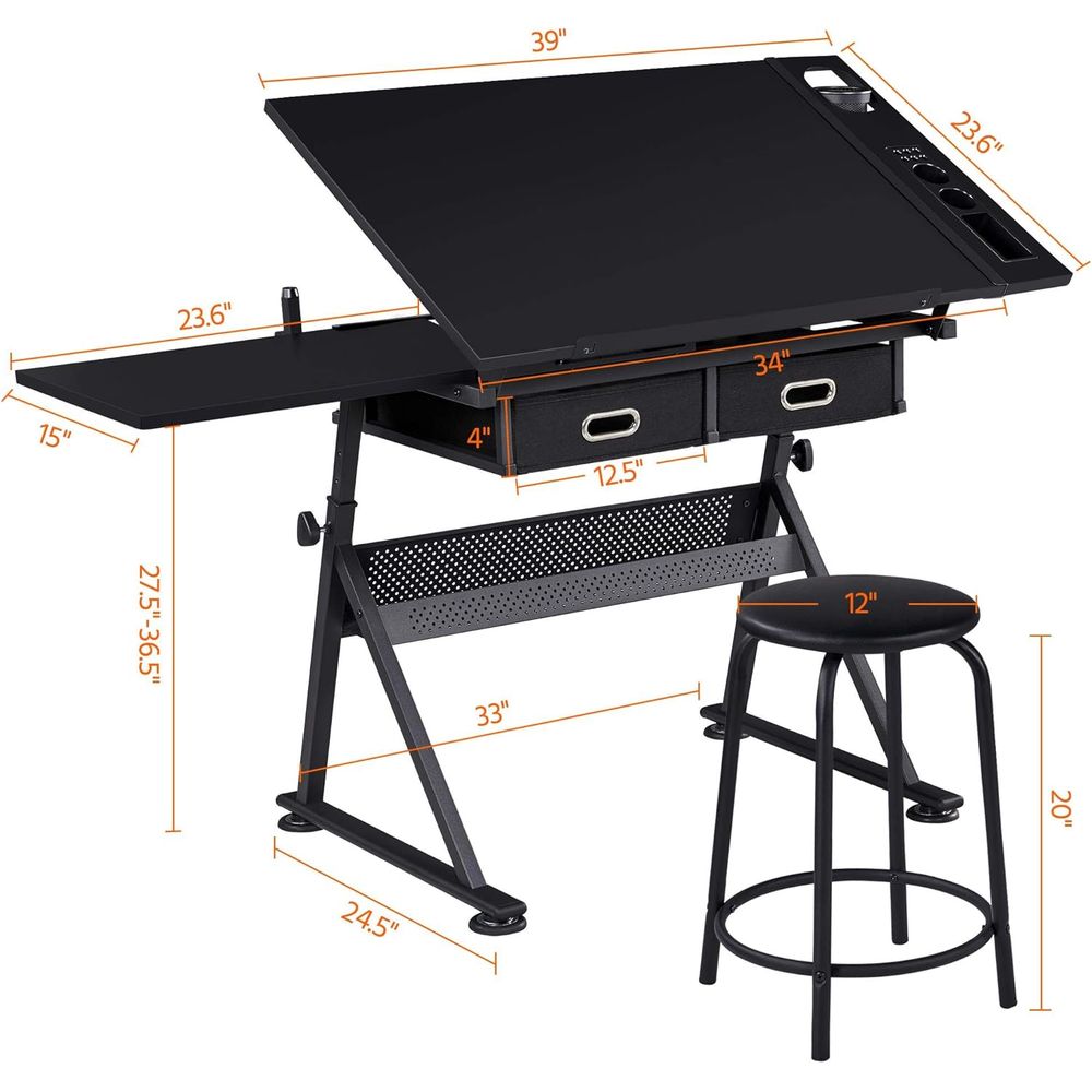 Drafting Table for Artists, He - Art & Craft Toys For Kids ulasan dan harga