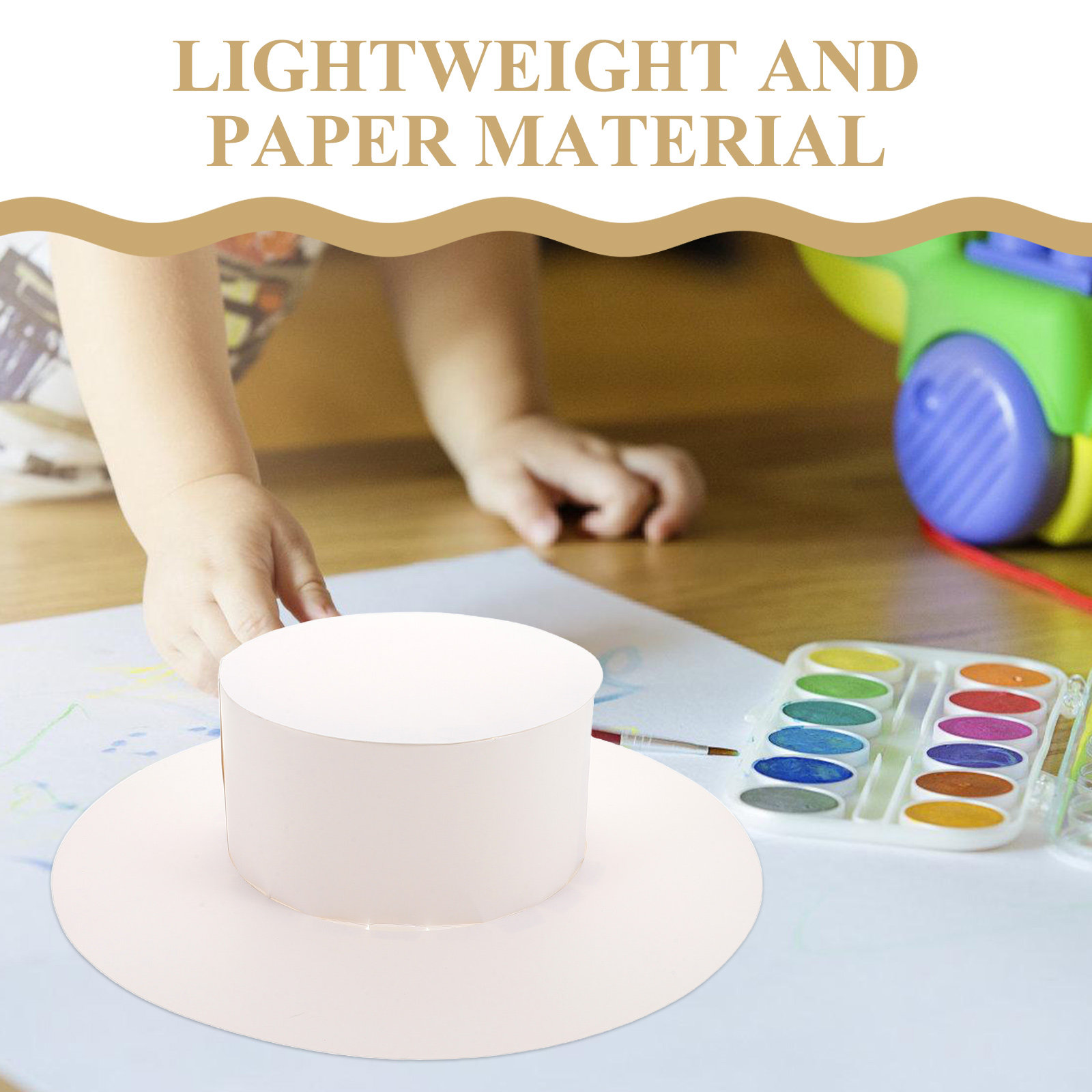 5Pcs DIY Children Paper Hats f - Art Craft Activities For Preschoolers ulasan dan harga