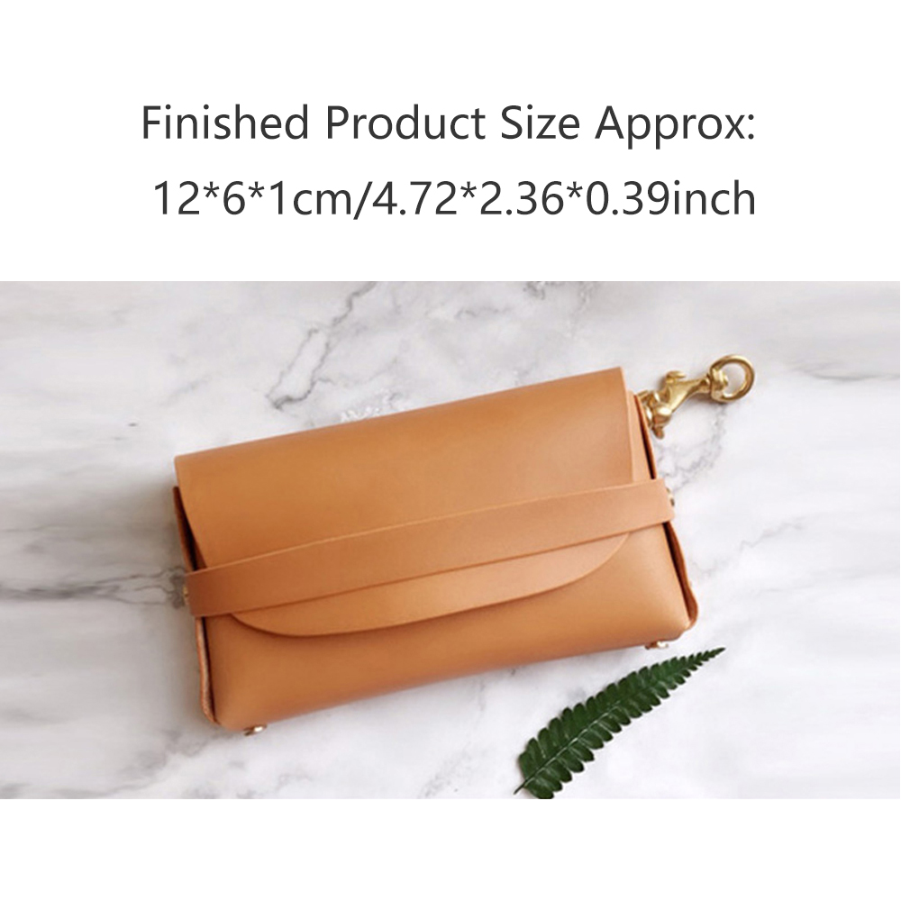 1set DIY Faux Leather Wallet C - Leather Tooling Kit ulasan dan harga